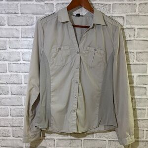 INC International Concepts Men's Gray Button-Down Shirt, size XL